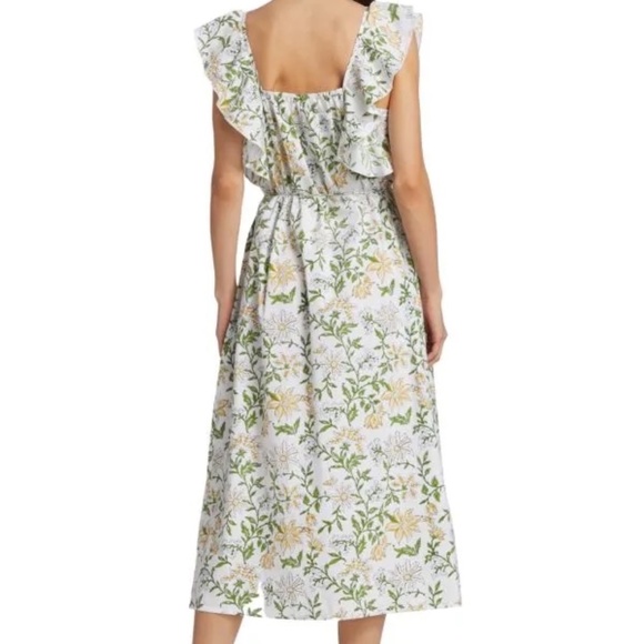 Hannah Artwear Annabella Floral Midi Dress Limoncello , 3 (Large) - NWT - Picture 2 of 7